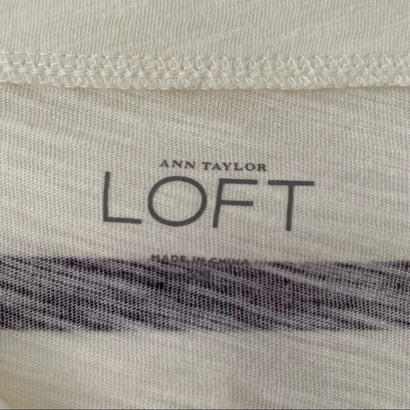 Ann Taylor Loft Long Sleeve Stripe Tee - Picture 9 of 9